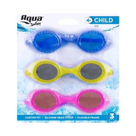 Aqua Leisure Swim Assorted Child Goggles AQG14609S5